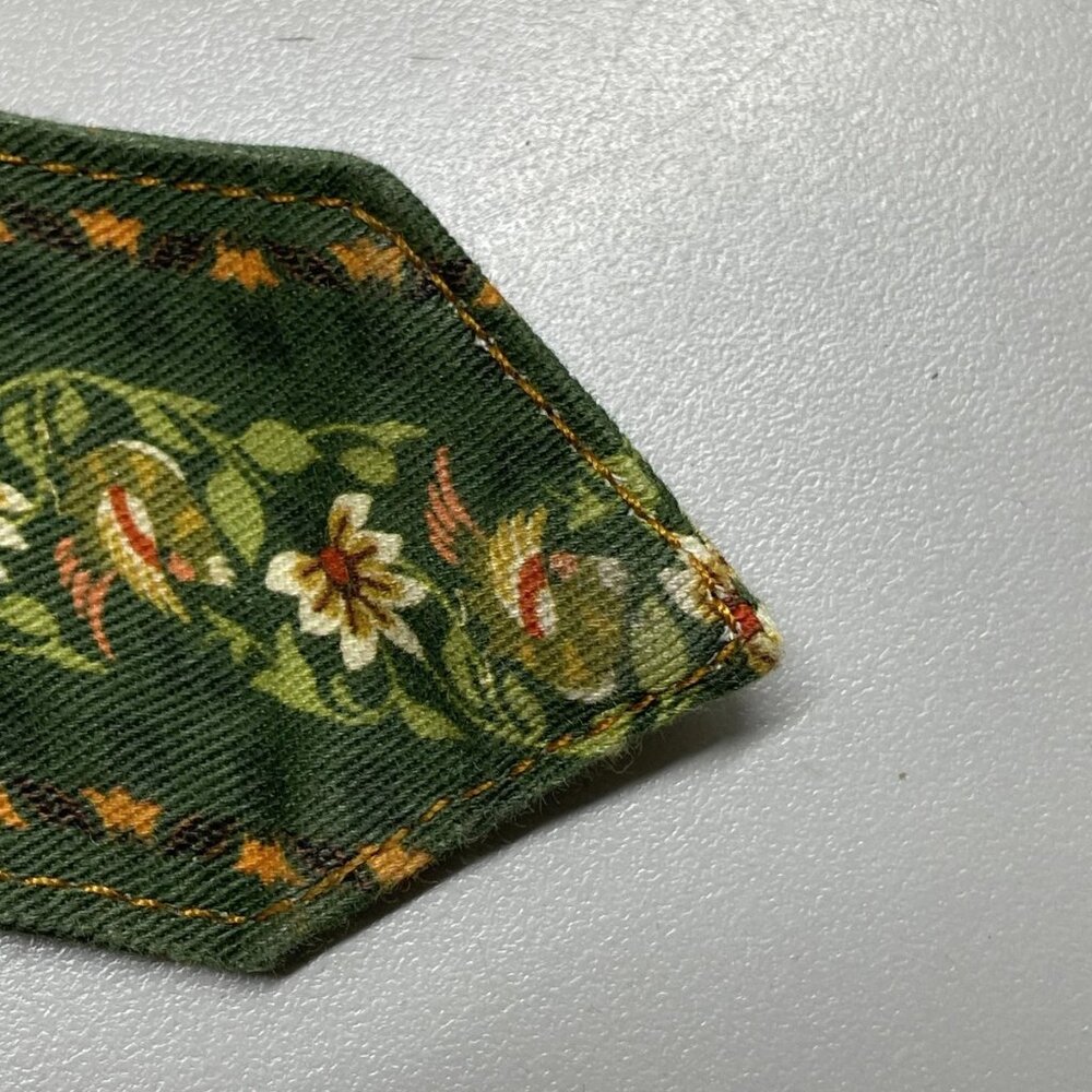 Farm Rio Women’s Sand Garden Tapestry Belted Shorts – Green Multi – Size 24 - Picture 9 of 12